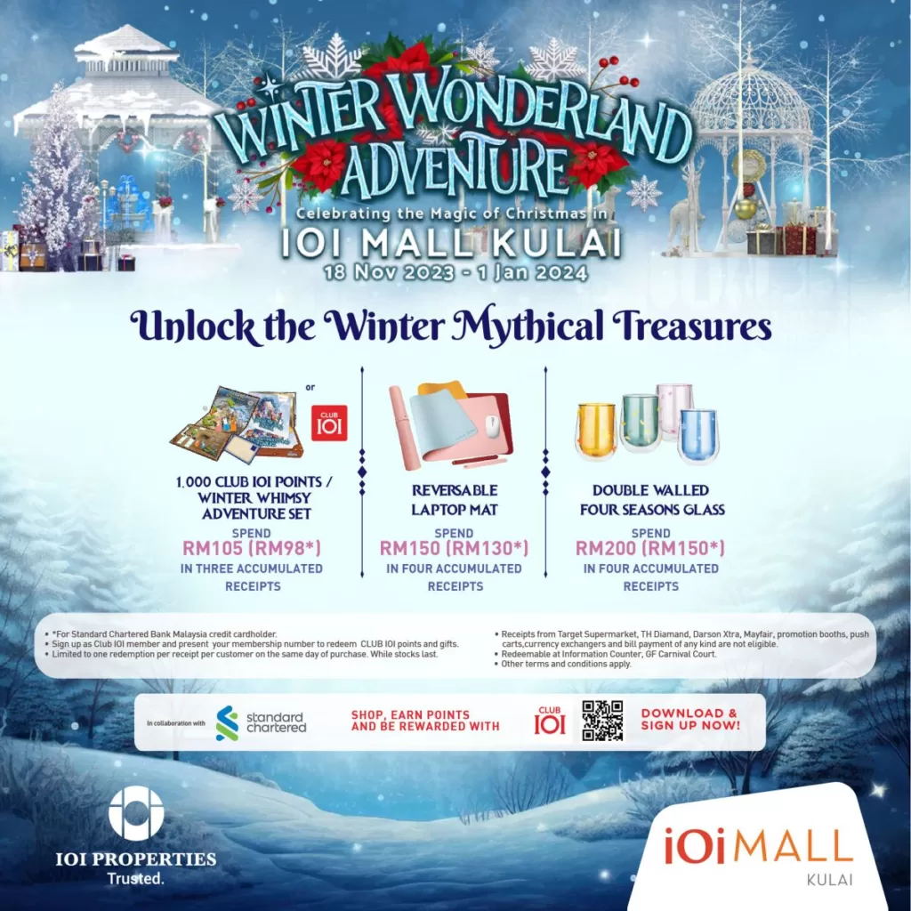Magical Treasure At WInter WOnderland Adventure In IOI Mall Kulai