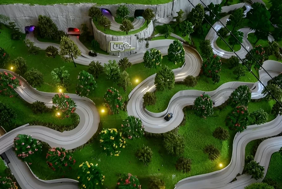 Beautiful Skyline Luge Tracks In Gamuda Gardens