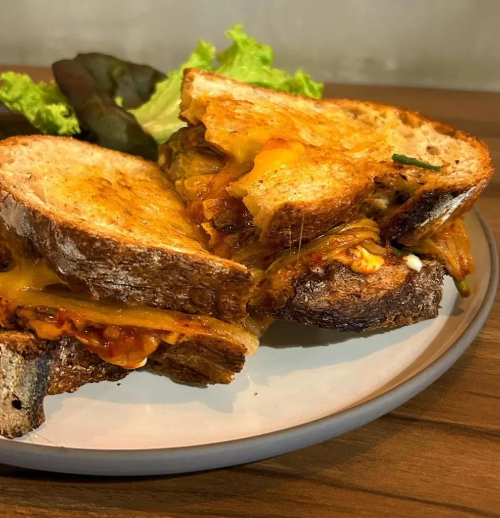 Come & Try Their Kimchi Grilled Cheese Sandwich!