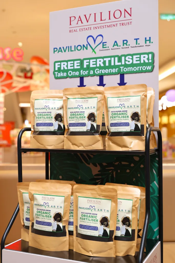 Free Sample Packets Of High-Nutrient Organic Fertiliser @ Pavilion Bukit Jalil