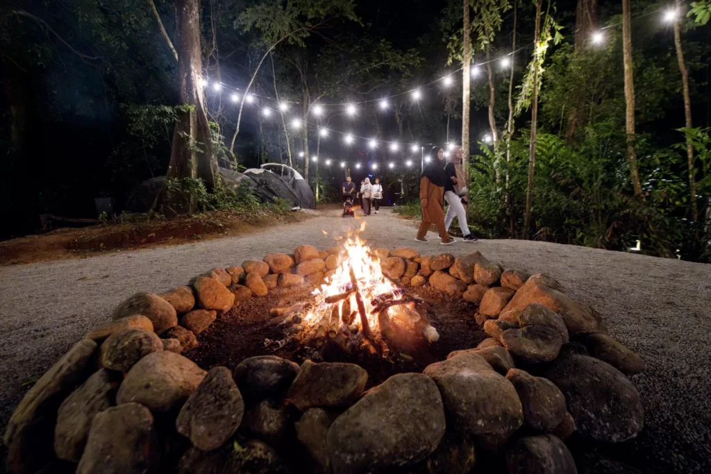 Enjoy The Bonfire At The Dream Forest In Langkawi