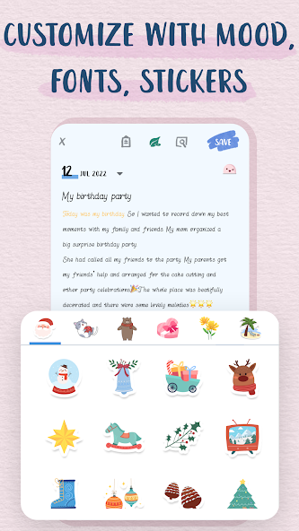 Customize Your Journal With My Diary – Daily Diary Journal