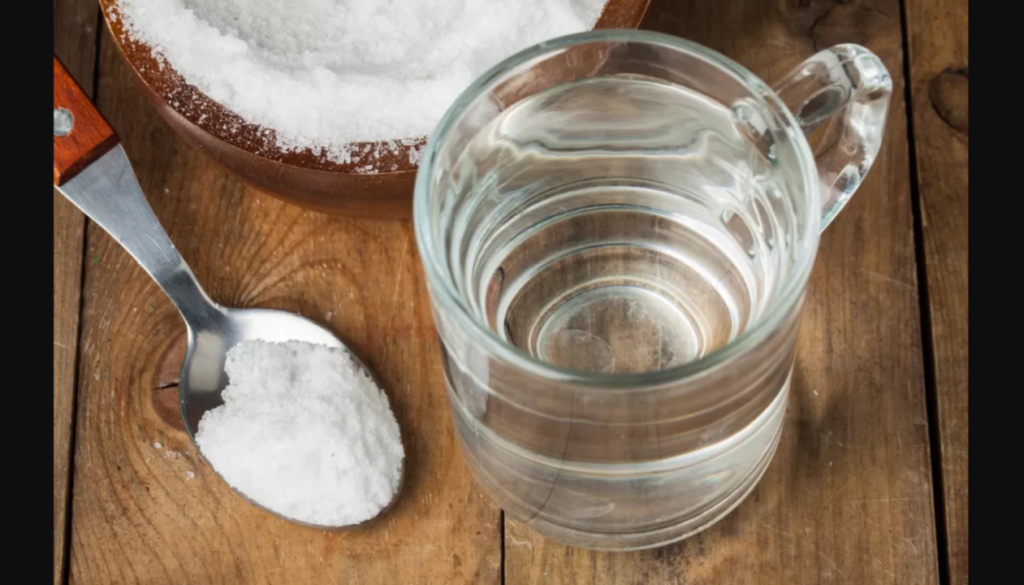 Home Remedies For Flu - Gargling Salt Water