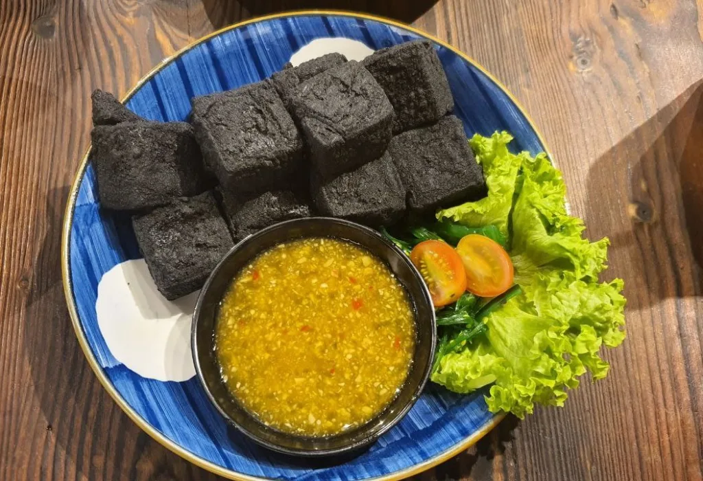 Homemade Black Tofu