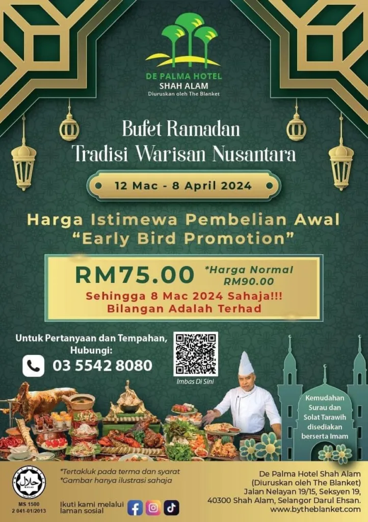 2024 Ramadan Buffet In Selangor - De Palma Hotel Shah Alam