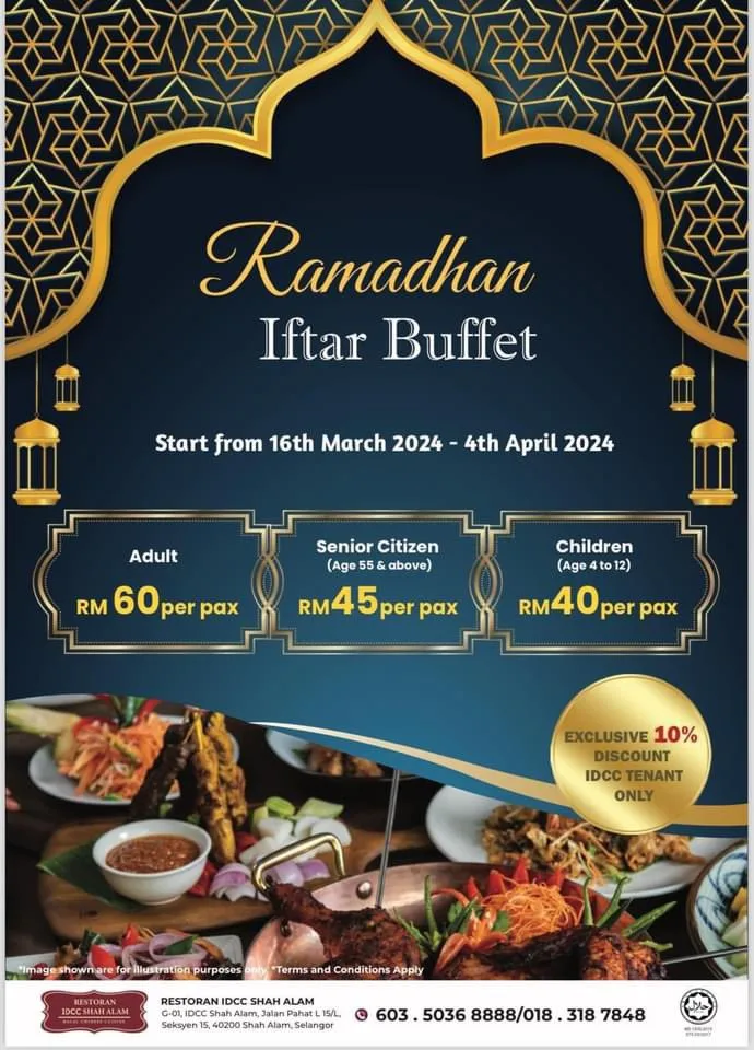 2024 Ramadan Buffet In Selangor - Restoran IDCC Shah Alam