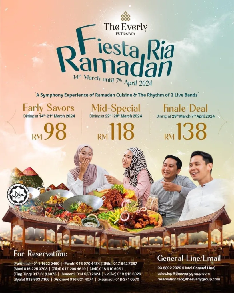 Ramadan Buffet In KL 2024 - The Everly Putrajaya