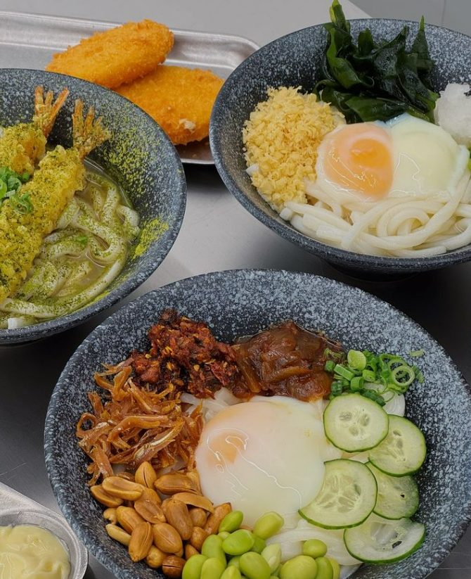 Variety of Udon to choose from @ Team Udon KL