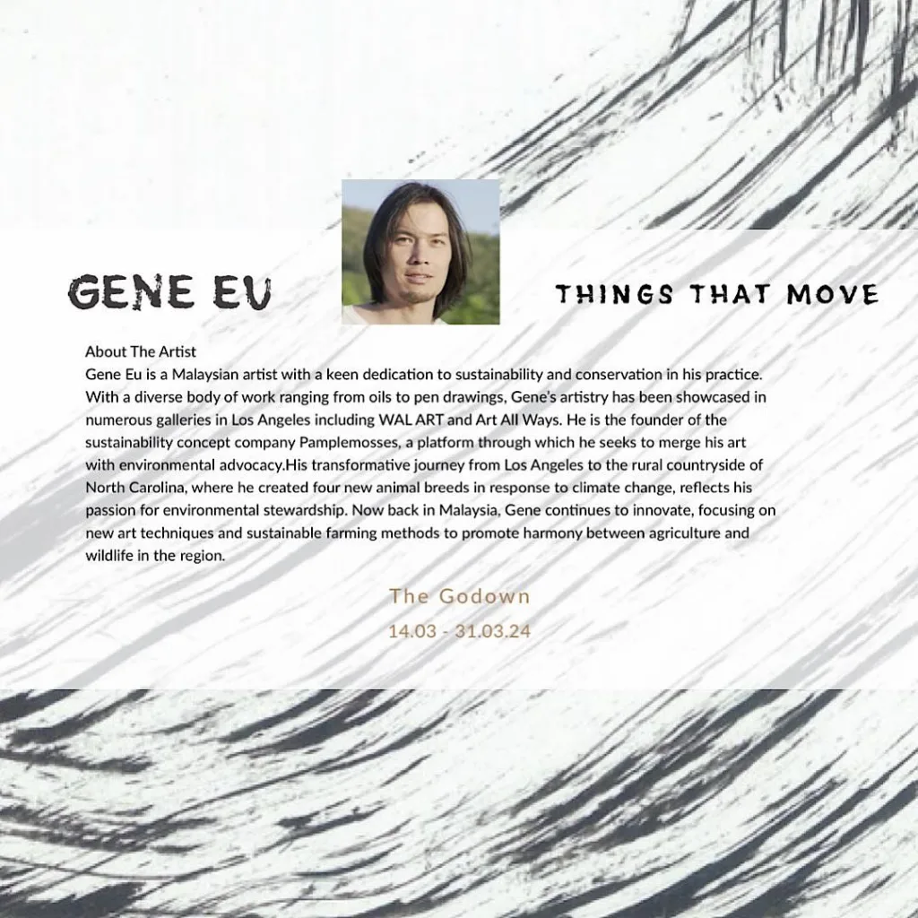 Gene Eu, the artist behind "Things That Move"