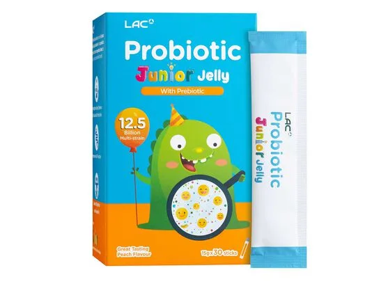 LAC Probiotic Junior Jelly with Prebiotic 12.5 billion Multi-strain