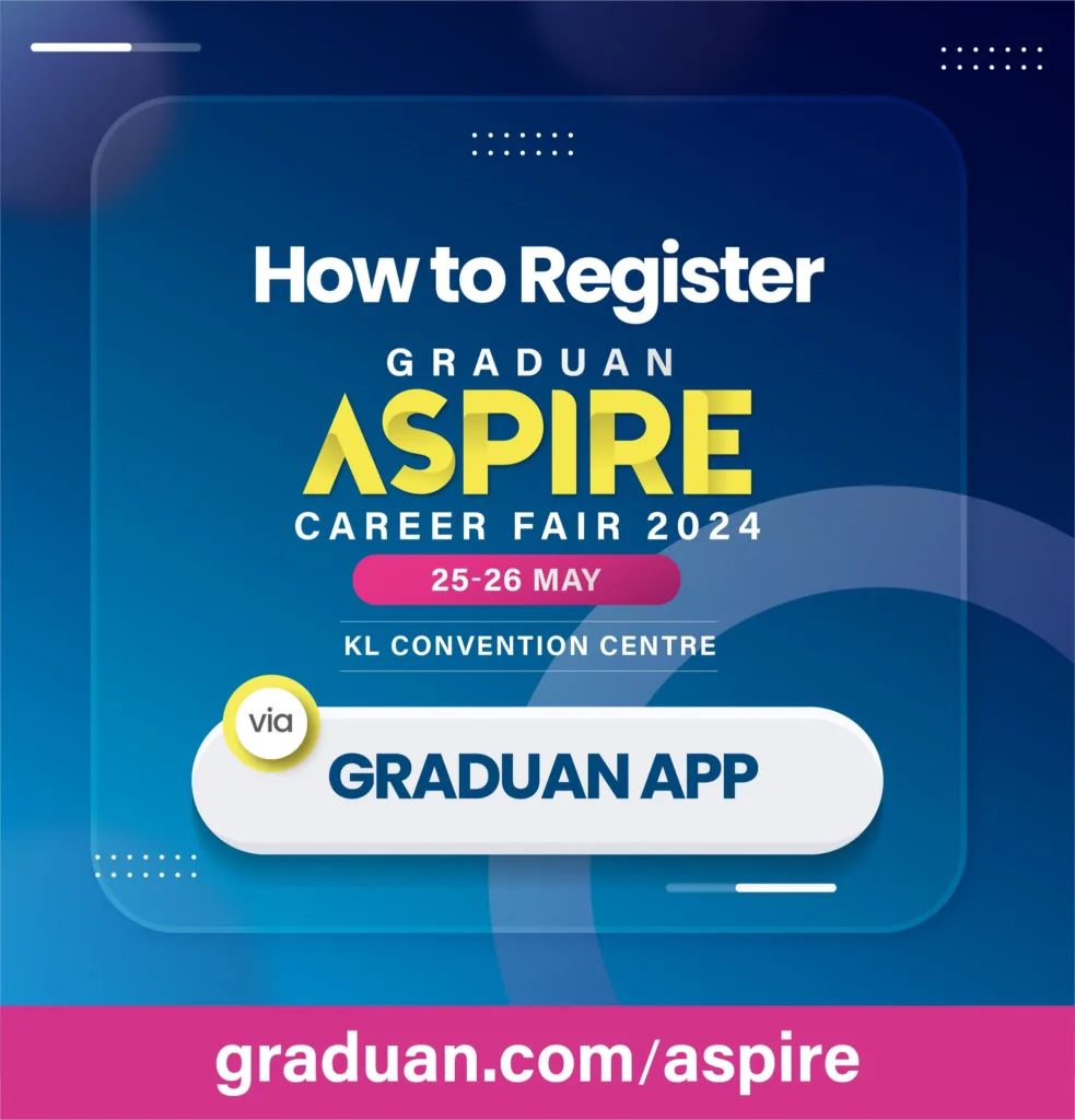 How to register for GRADUAN Aspire Career Fair 2024