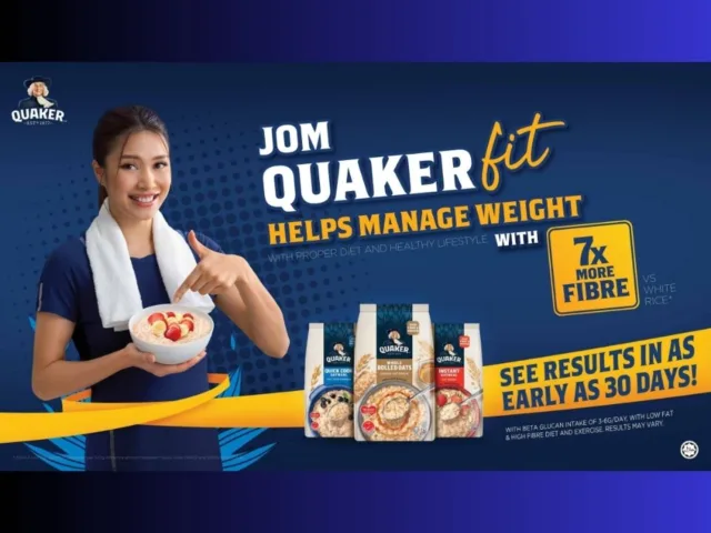 Quaker Launches 'Jom Quaker Fit' 30-Day Challenge Campaign To Promote Healthier Living In Malaysia
