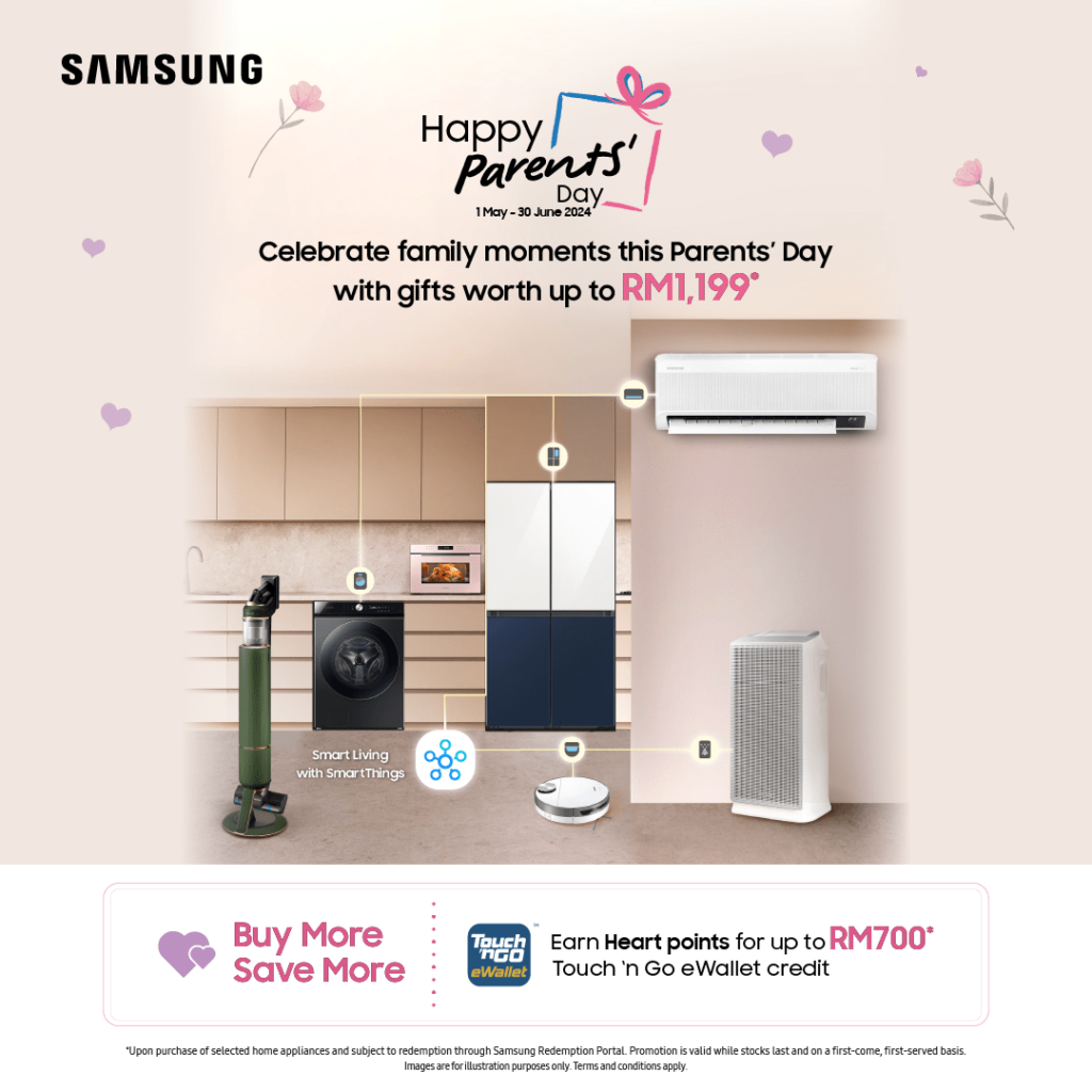 Experience Convenience & Innovation With Samsung Home Appliances Parents' Day Promotion