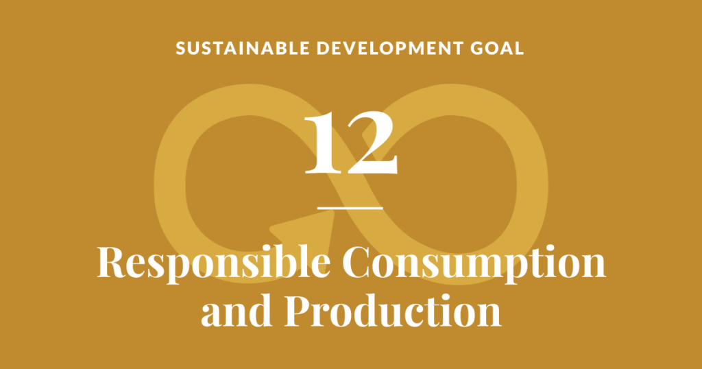 United Nations Sustainable Development Goal 12 (UNSDG12) - Responsible Consumption and Production