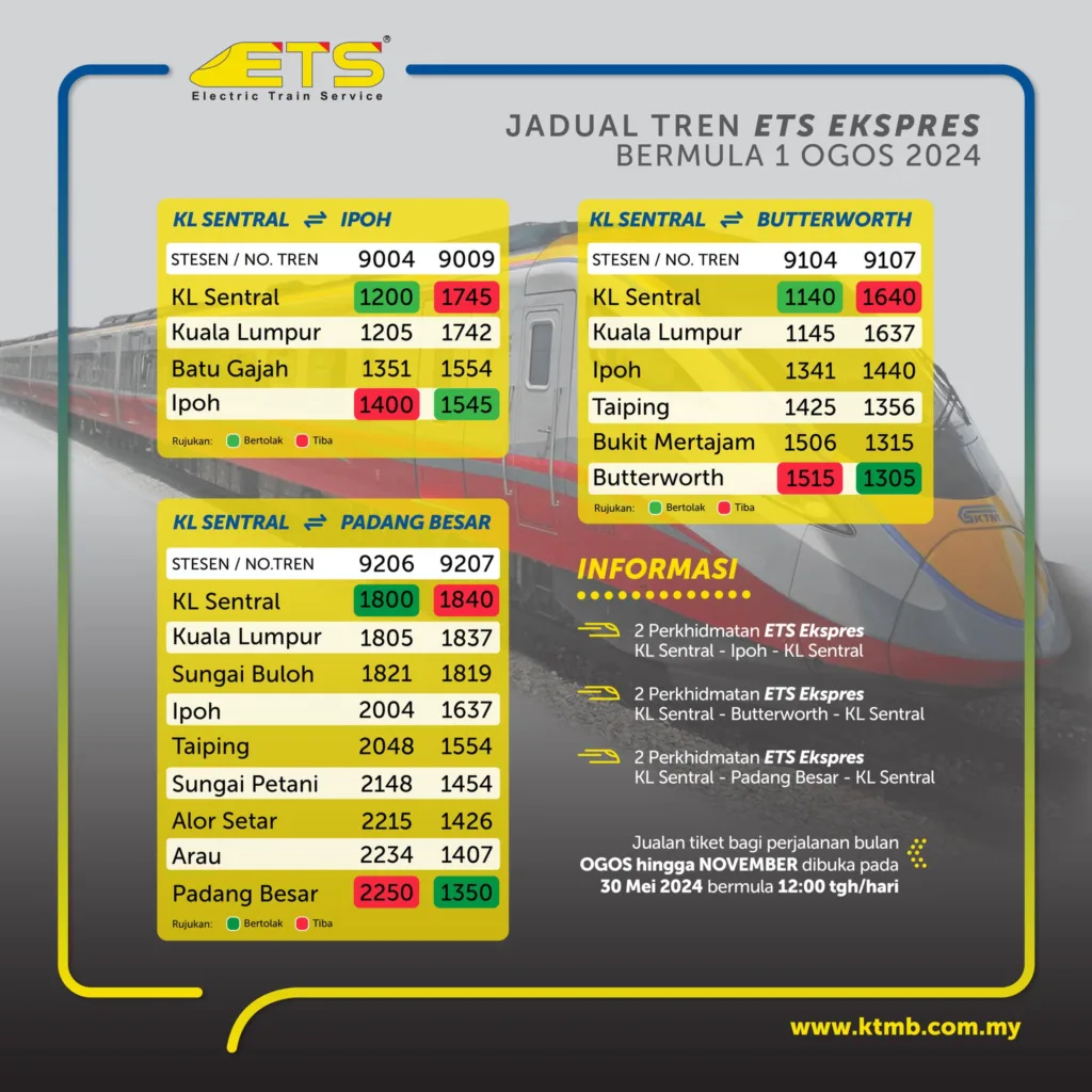 New ETS Express Schedule
