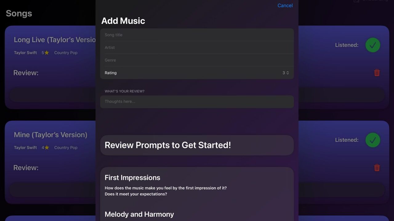 tracklist app