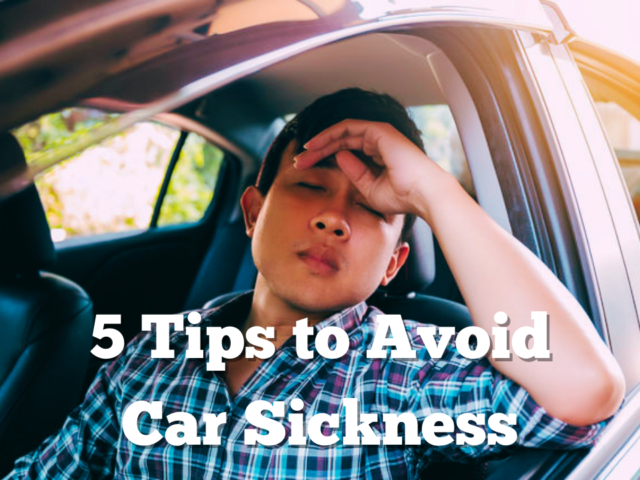 how to avoid car sickness or feeling of nausea