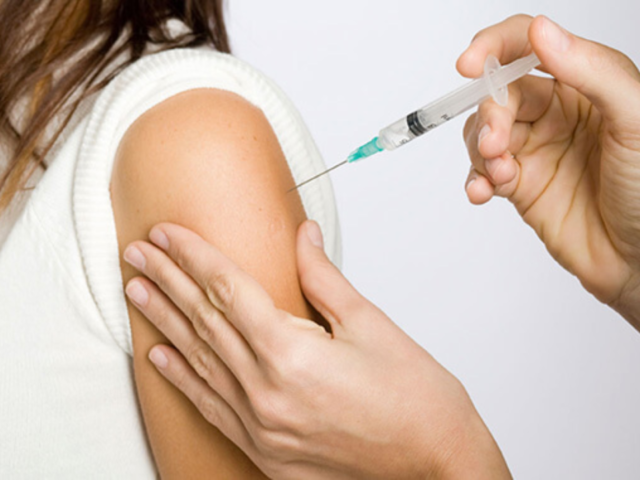 cervical cancer vaccine injection