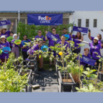 fedex vegetable urban garden intiative to provide healthy food to low-income communities