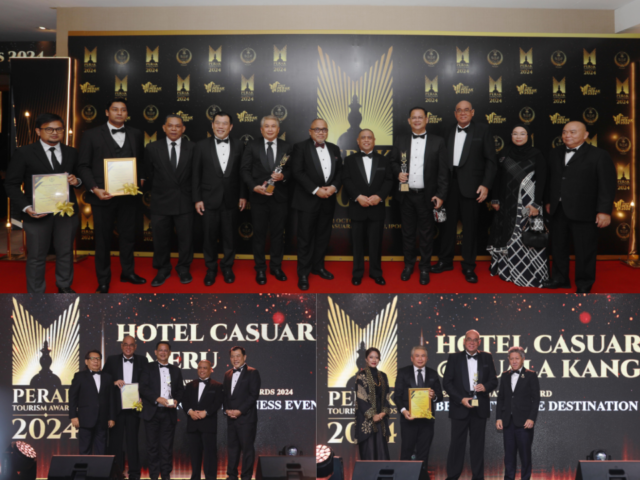 casuarina hotel chain receives award at perak award tourism 2024