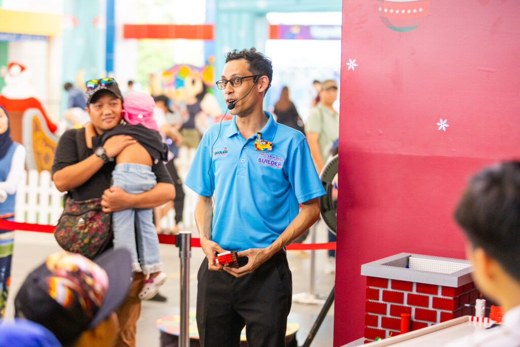 legoland malaysia resort's workshop led by master model builder