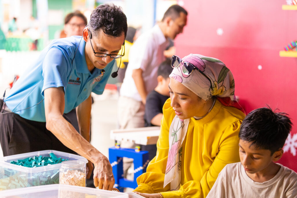 legoland malaysia resort's workshop led by master model builder