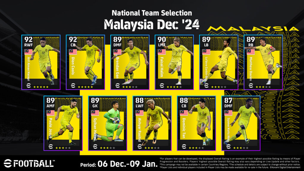 Konami eFootball™ and the Football Association of Malaysia (FAM) have joined forces in a game-changing partnership that bridges traditional football with the digital world. For the first time, Malaysia’s National Football Team, Harimau Malaya, is officially featured in eFootball™, bringing fans closer to their heroes and the global stage of virtual football.