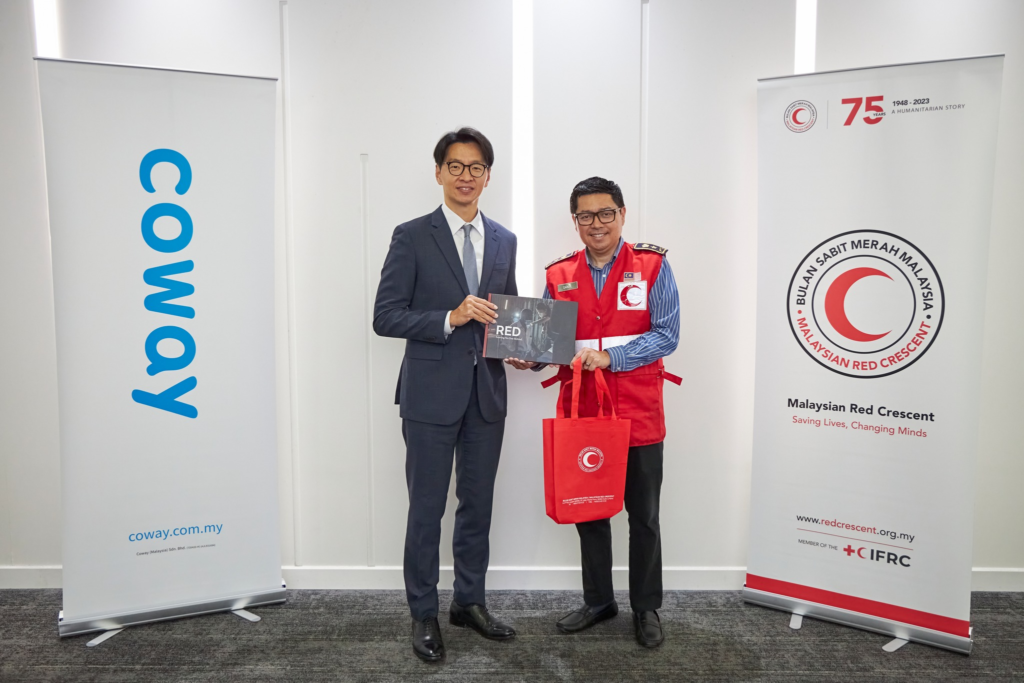 coway partners with malaysian red crescent