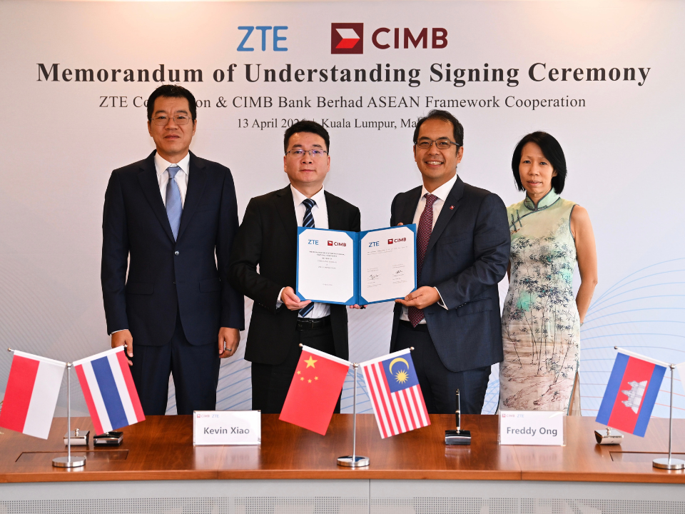 ZTE CIMB 5G partnership ASEAN