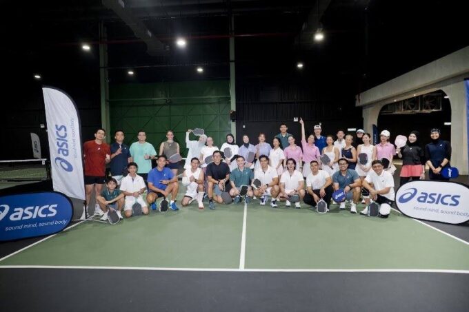 Participants at the ASICS World Pickleball Day social session in Subang Jaya