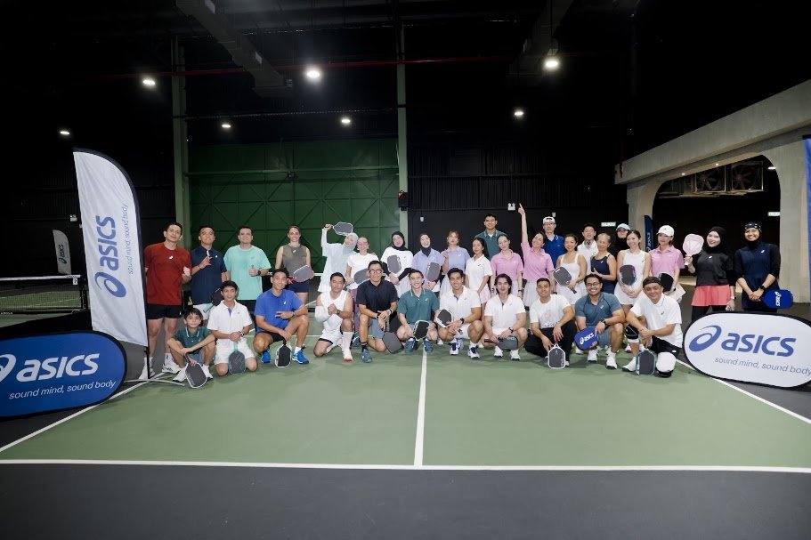 Participants at the ASICS World Pickleball Day social session in Subang Jaya