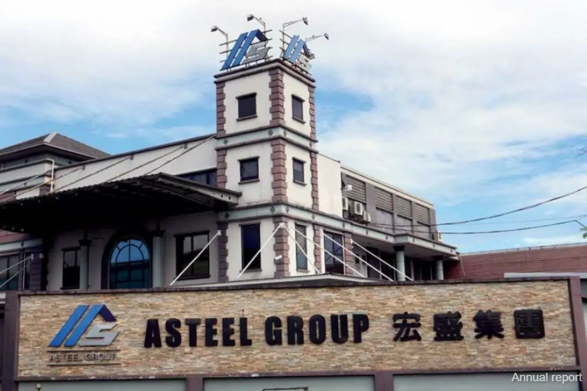 Asteel Group headquarters building with corporate signage