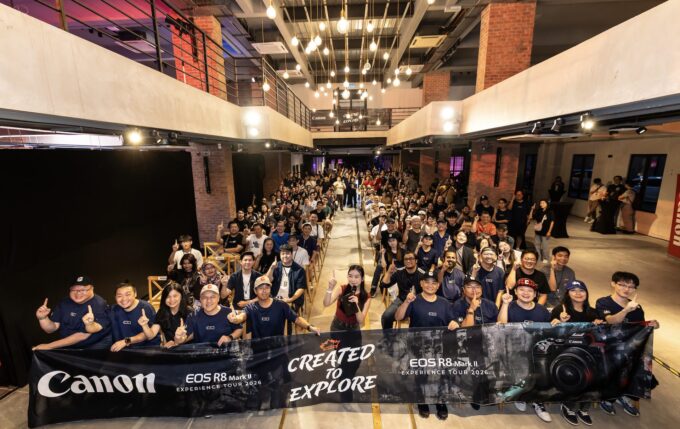 Attendees at the Canon EOS R8 Mark II Experience Tour 2026 launch in Kuala Lumpur
