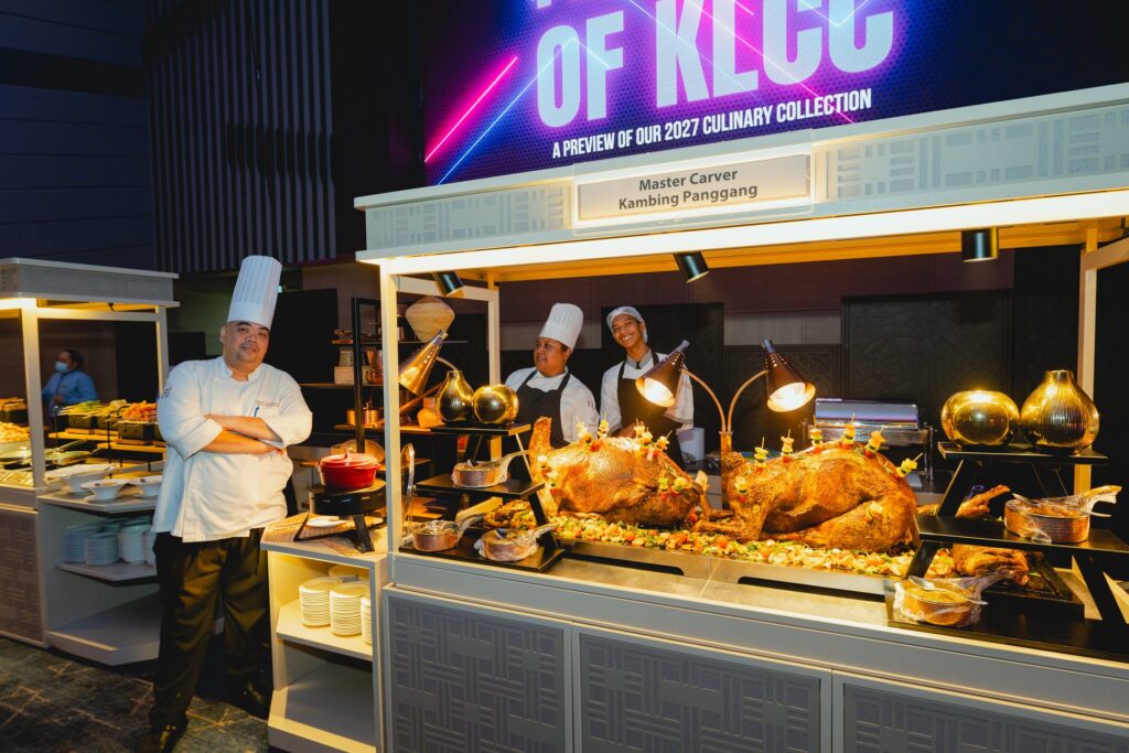 Master Carver Kambing Panggang station at Flavours of KLCC