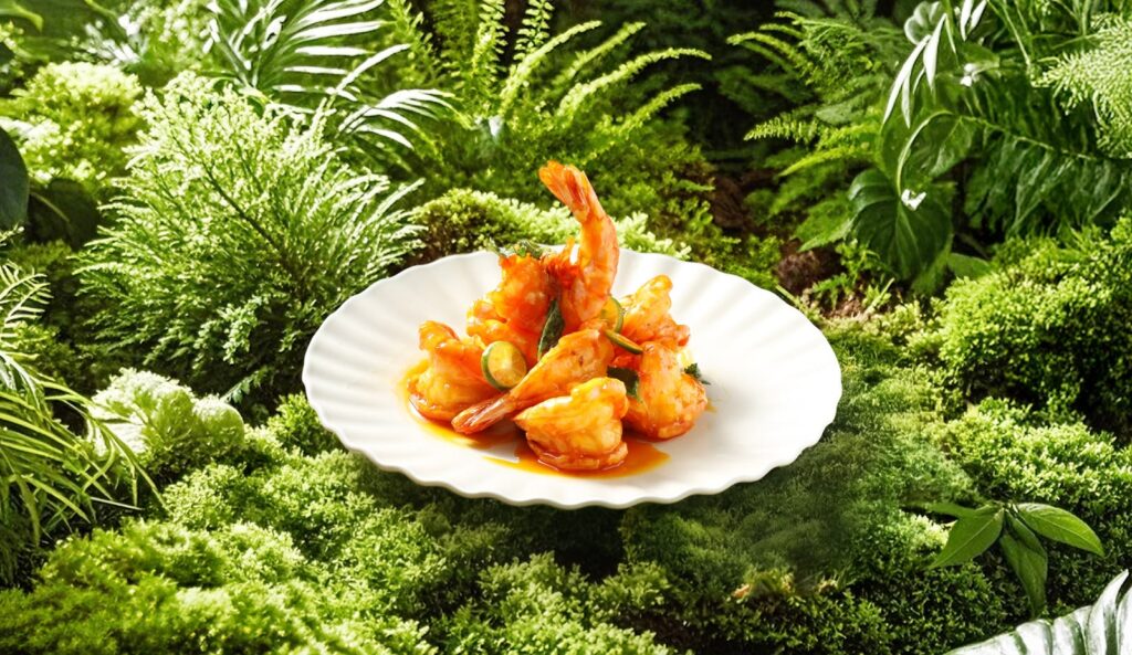 Honey-Glazed Crispy Prawns at Xiang Xiang Hunan Cuisine