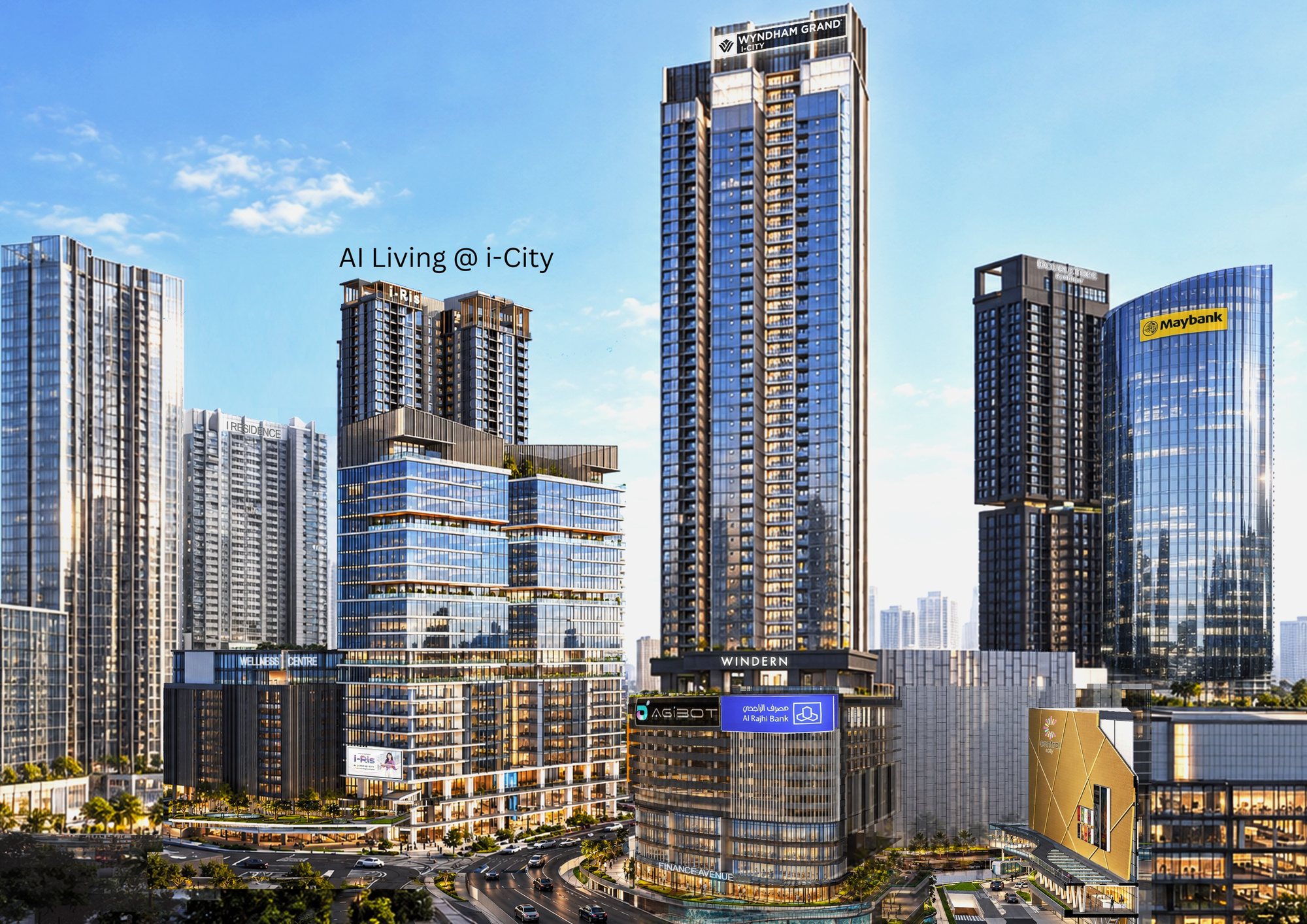 Artist’s impression of the 500-unit i-Ris residential tower at i-City, Shah Alam