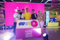 IKEA Sorted Lah! house launch with guests at the Sorted Lah! key podium