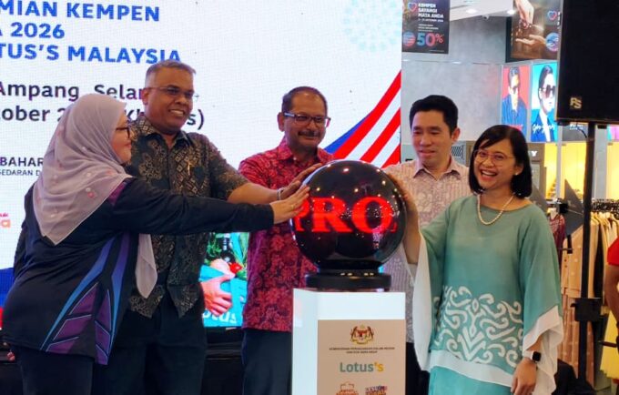 JOM MALAYSIA 2026 launch by KPDN and Lotus’s Malaysia at Lotus’s Ampang