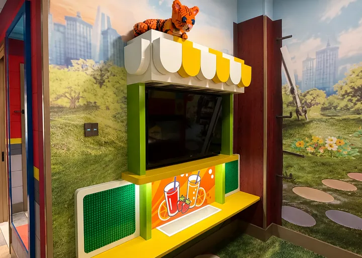 LEGO CITY themed kids play corner at LEGOLAND Hotel Malaysia