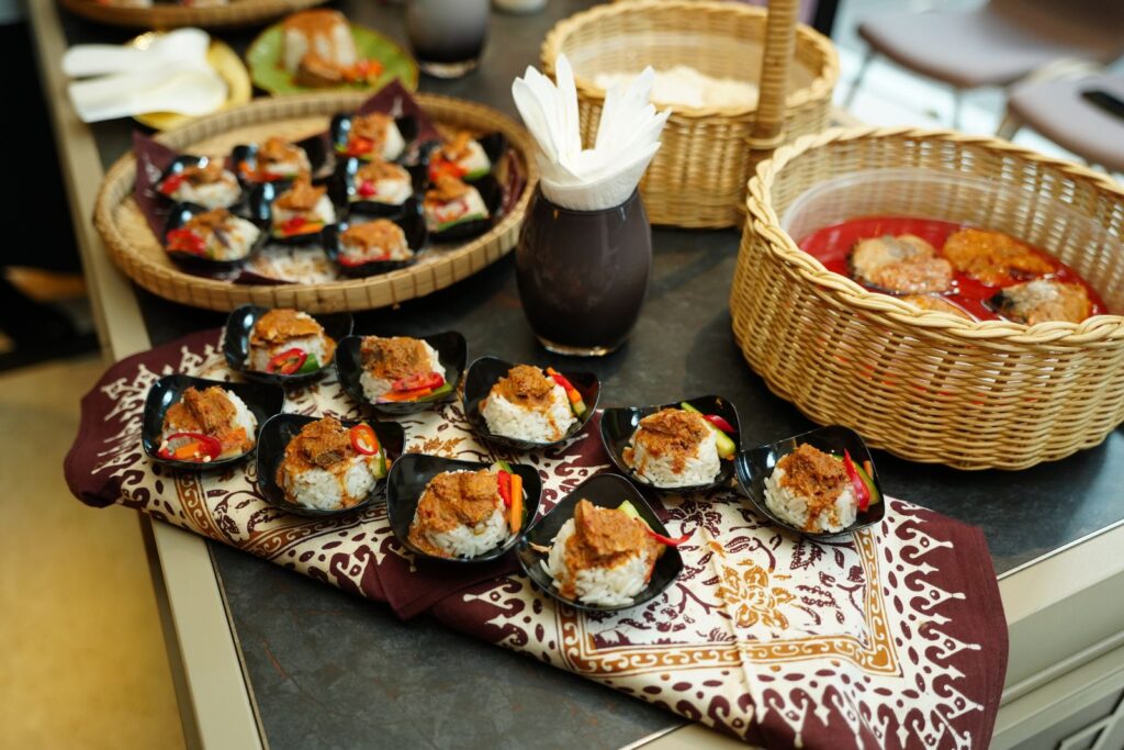 Malaysian rice bites served at Marriott Future of Food 2027 launch