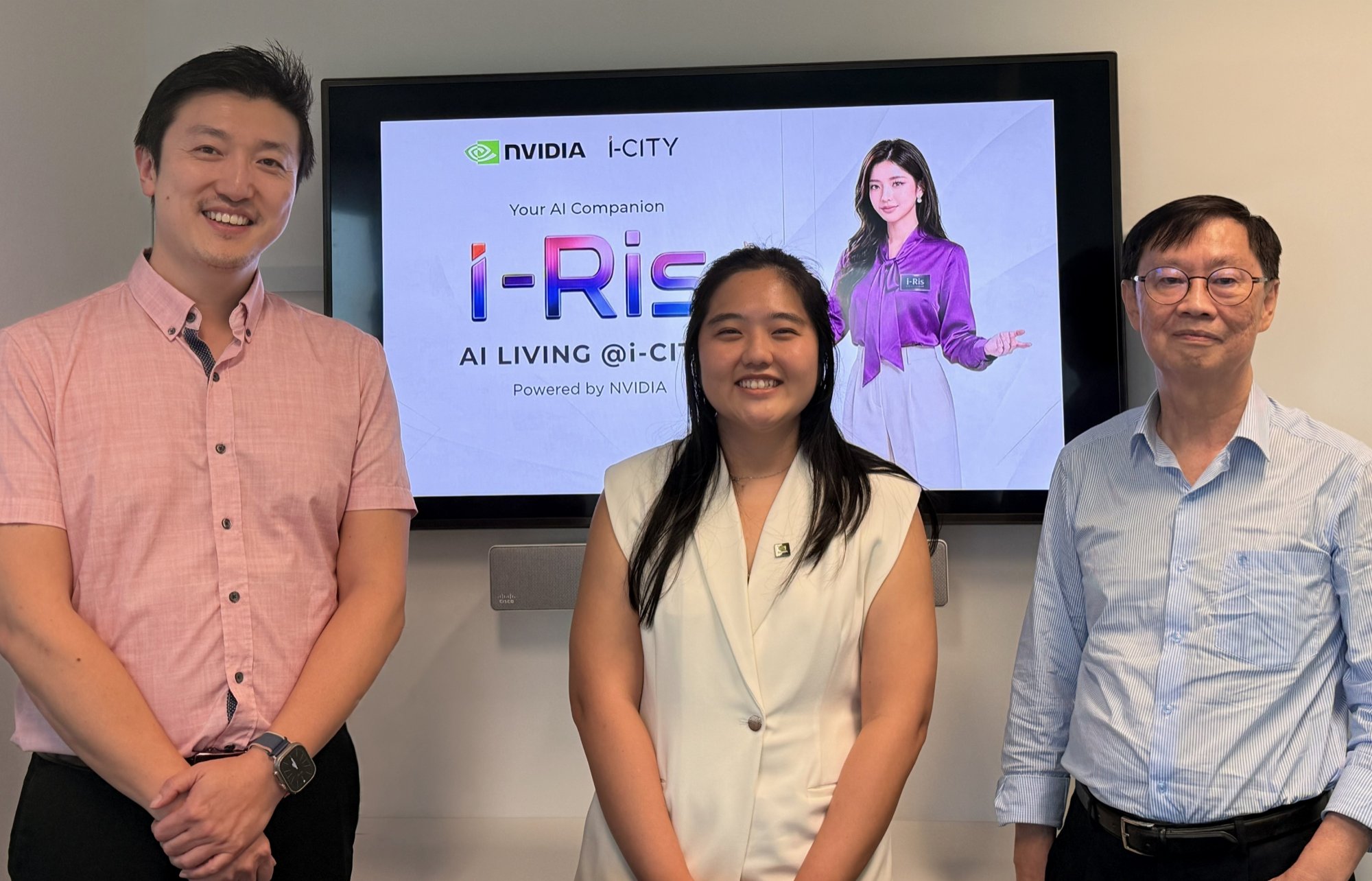 NVIDIA-powered AI for i-Ris at i-City with TwinMatrix, NVIDIA and i-City representatives