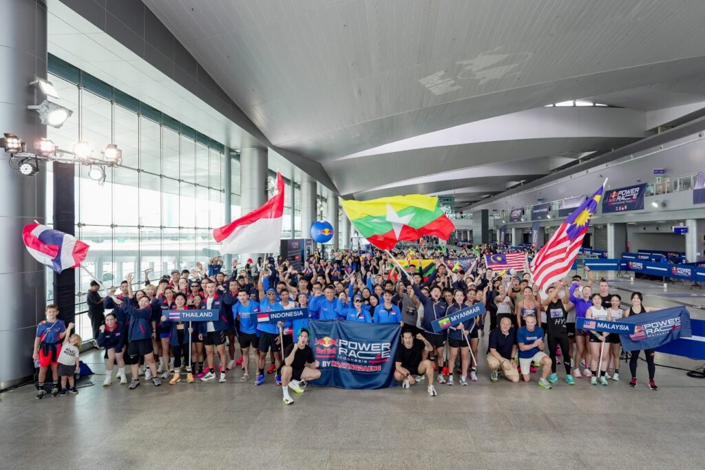 Athletes from Thailand, Indonesia, Myanmar and Malaysia at the Red Bull Power Race International Final in Bangkok