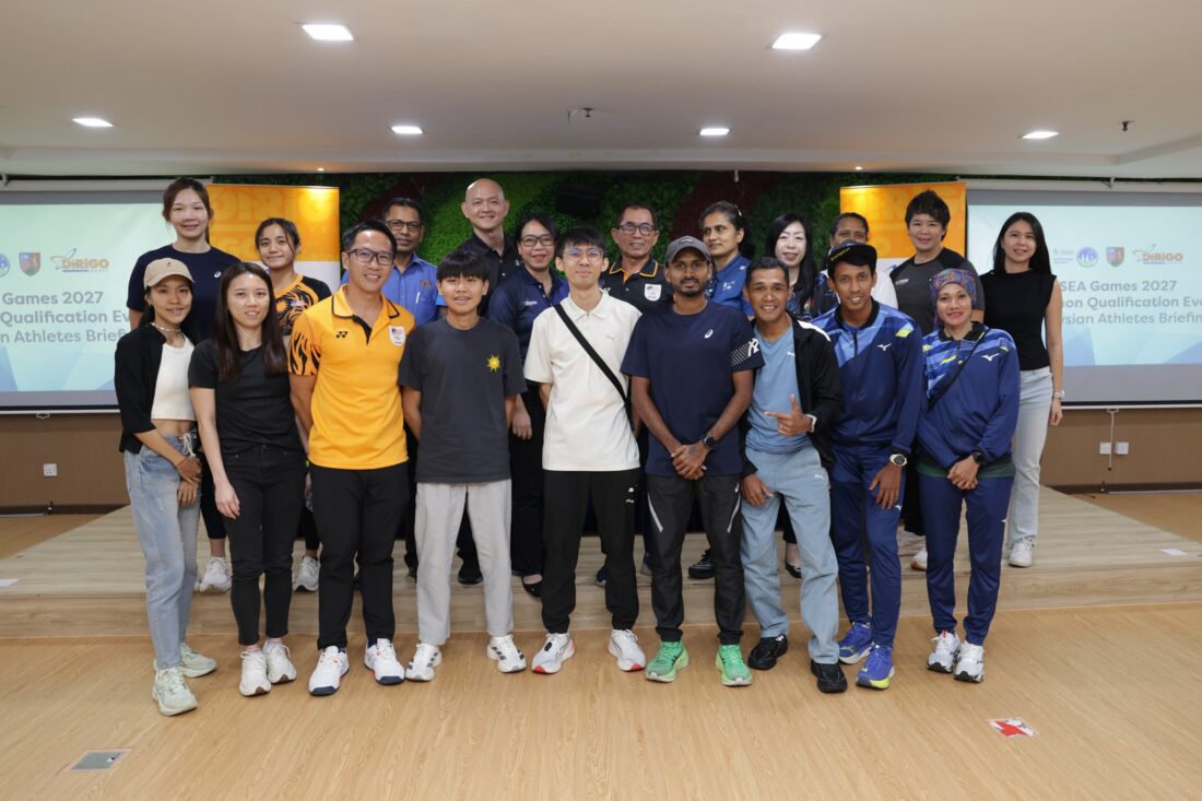 SEA Games 2027 marathon qualification briefing with Malaysian athletes and officials