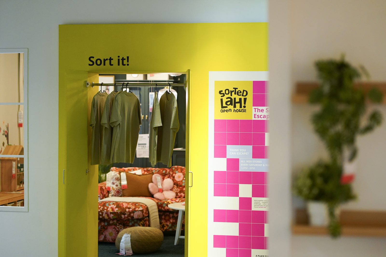 Sort it! room for The Sorting Escape at the Sorted Lah! Open House