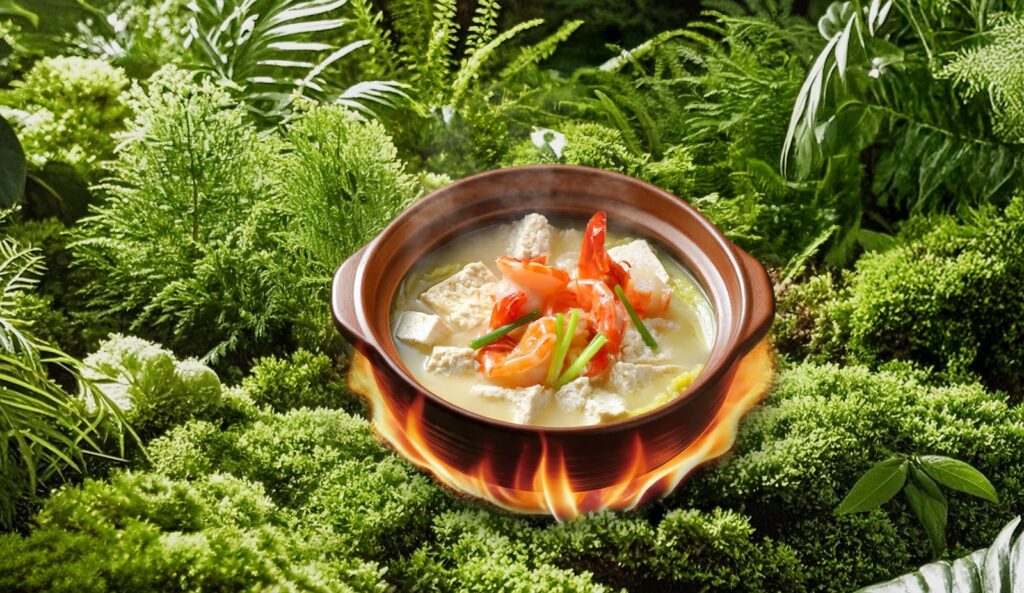 Three Delicacies Tofu Prawn Stew at Xiang Xiang Hunan Cuisine